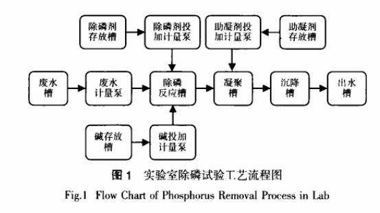 除磷試驗工藝流程圖